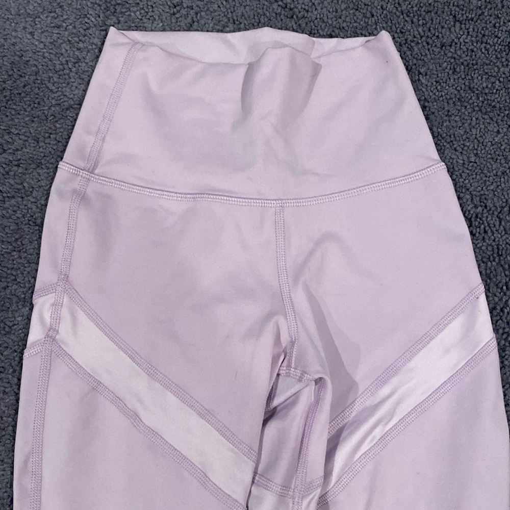 Aerie the hugger leggings. Xs High rise pink/purple color